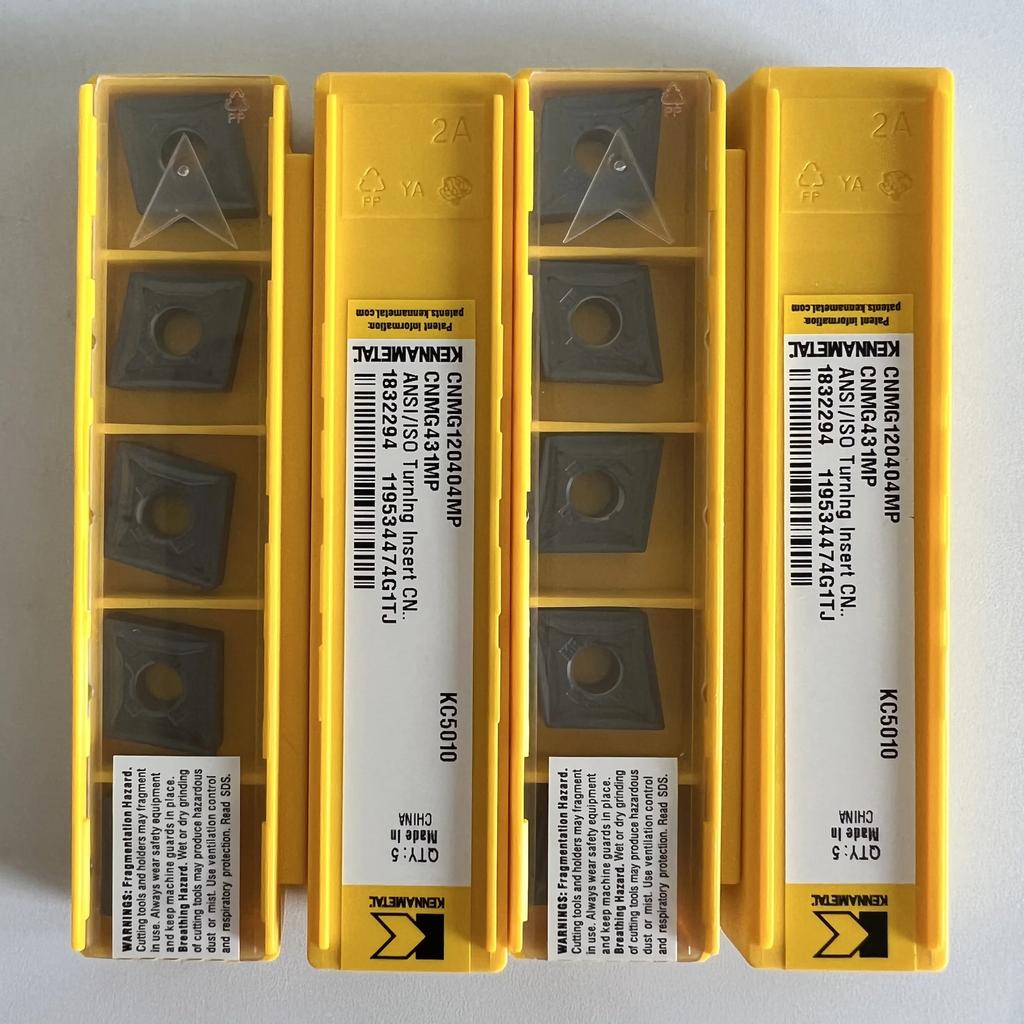 KENNAMETEL / CNMG120404MS KC5010 / Original Carbide Blade 10 Pcs