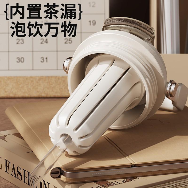 800ml Vacuum Insulated Ceramic Lined Stainless Steel Travel Mug With Dual Lid Handle Outdoor Car Use