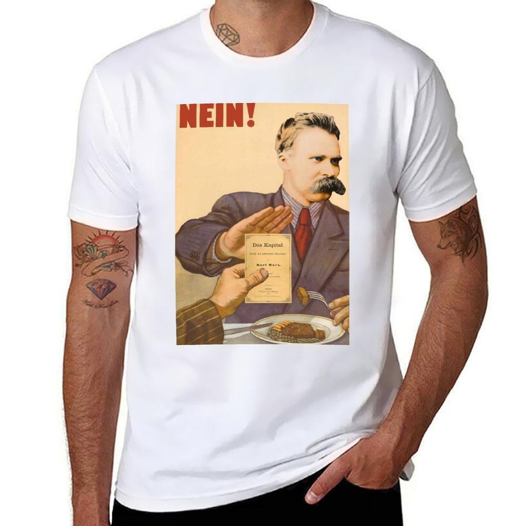 Wise Nietzsche Tshirt Casual Minimalist Short Sleeve Top