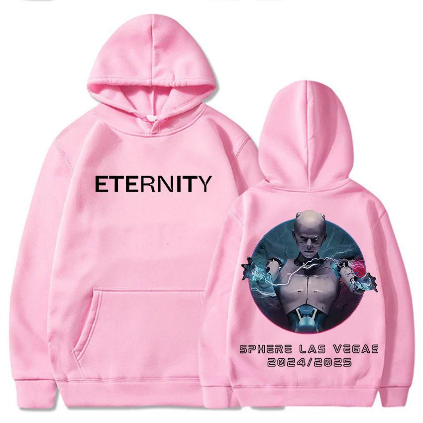 Толстовки Повседневная Худи Anyma Графический Принт Харадзюку Флисовая Толстовка с Карманом Повседневная Одежда Молетон Готические Пуловеры