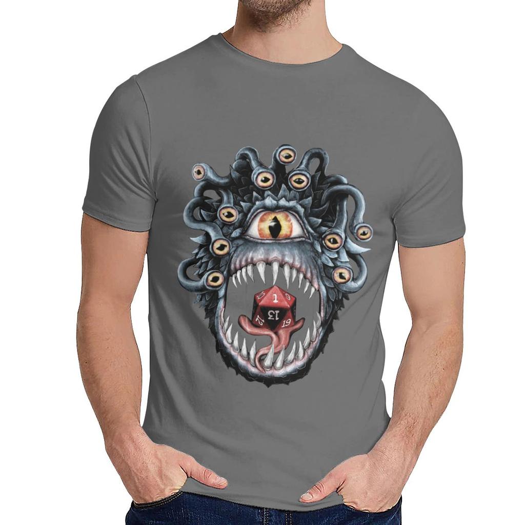 Unisex T Shirt In The Beholder D20 Men T Shirt Dice Critical Comfortable Sale
