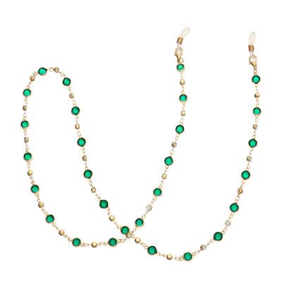 Цепочка для очков для женщин Акриловые цветные кристаллы Цепочки для солнцезащитных очков Ожерелье-шнурок для очков Ремешок для очков Аксессуары для очков