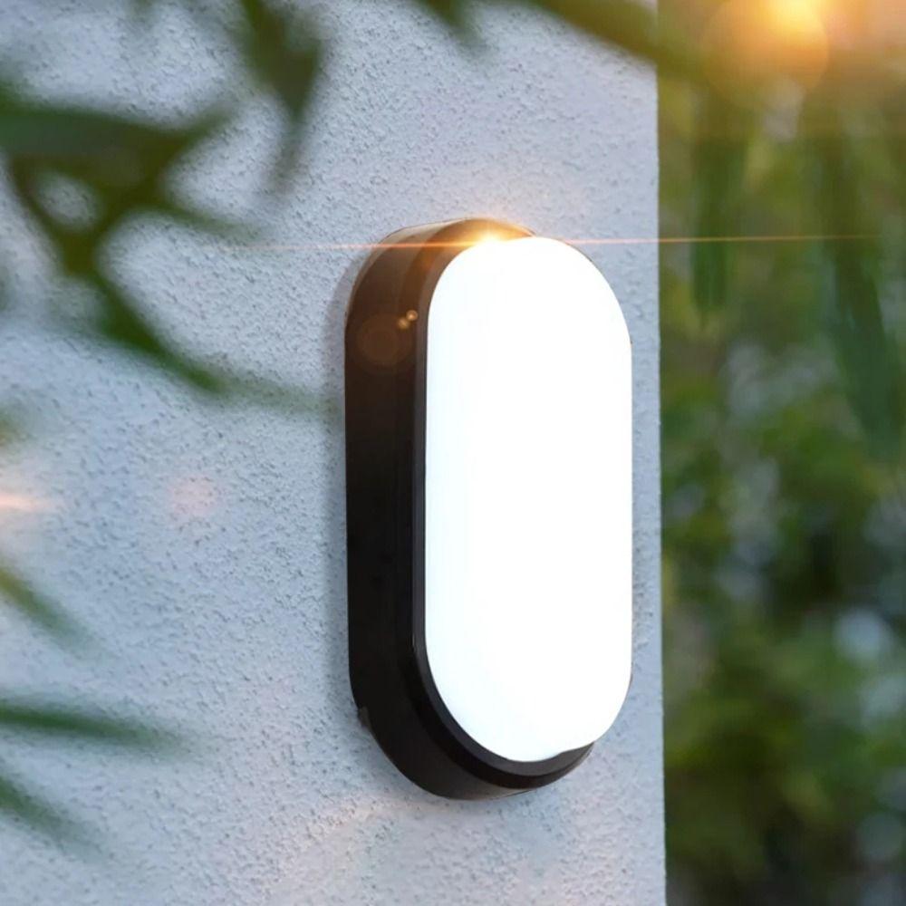 Surface Mounted LED Wall Lamp Moistureproof Yard Lamp Sconce Lighting Wall Mount Light Bathroom