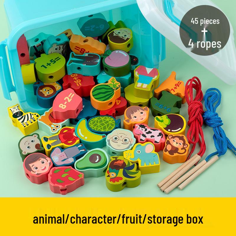 CPC Игрушка-бусины для развития мелкой моторики у детей: Детские нанизывание и концентрация блоки