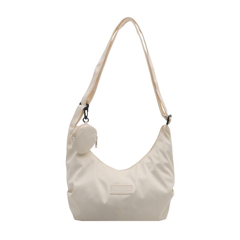 Korean Ins Large Capacity Shoulder Bag Women's Simple and Versatile Dumpling Bag Girl Student Commuting Crossbody Bag