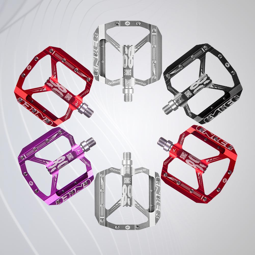 ENLEE MTB Road Bike Ultralight Sealed Pedals CNC Cycling Part Alloy DH XC Hollow Anti-slip Bearings Du System Mountain 12mm Axle