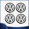 VW 4PCS 65mm Car Wheel Center Decal Hub Sticker for VOLKSWAGEN VW Golf 5 6 7 GTI Polo Passat Rline Tiguan CC Bettle Bora Touran MK8