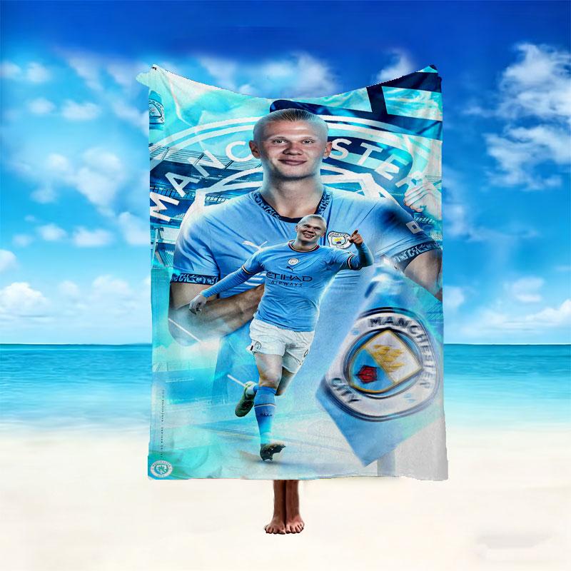 1pc Digital Print Nap Blanket, Erling Haaland Blanket for Home Use, All Season Warmth, Christmas and Valentine's Day Gift Blanket