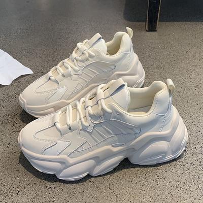 Классические женские повседневные туфли корейской версии универсальные удобные спортивные туфли на толстой подошве новые студенческие кроссовки