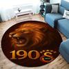 Круглый ковер Galatasaray S, Ковер для гостиной, спальни, дивана, игровой комнаты, Декор, Нескользящий коврик для пола