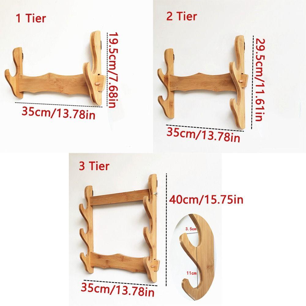 Компактные настенные держатели для световых мечей Самурайская полка для хранения световых мечей Декор в японском стиле