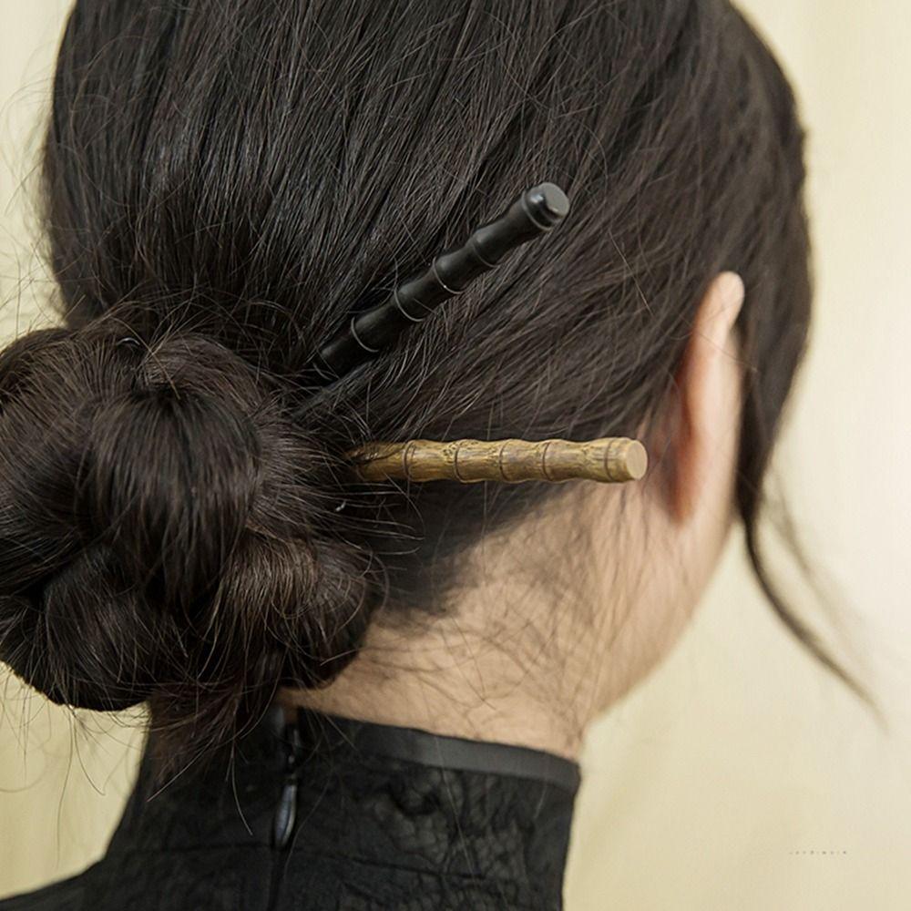 Cheongsam For Girl Hanfu Hair Sticks Ancient Style Hairpin Wooden Hairpin Chinese Style Headwear