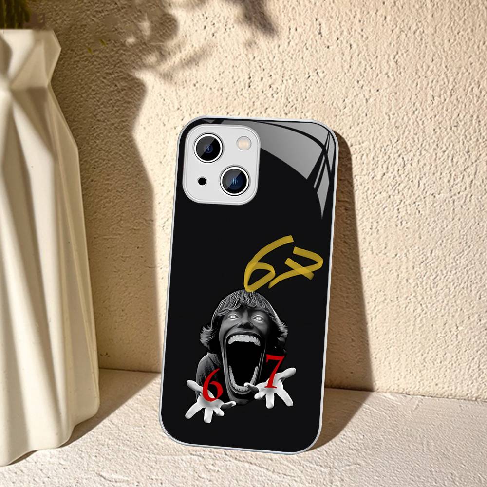 67 Шесть Семь Закаленное Стекло Для Iphone 14 13 12 11 Pro Mini XS MAX 14Plus X XS XR Чехол