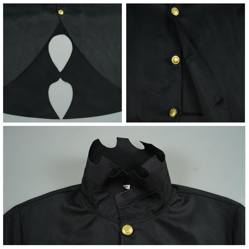 4pcs of the Anime Dandadan Ken Takakura Cosplay Costume Full Set Women Men Halloween Costume