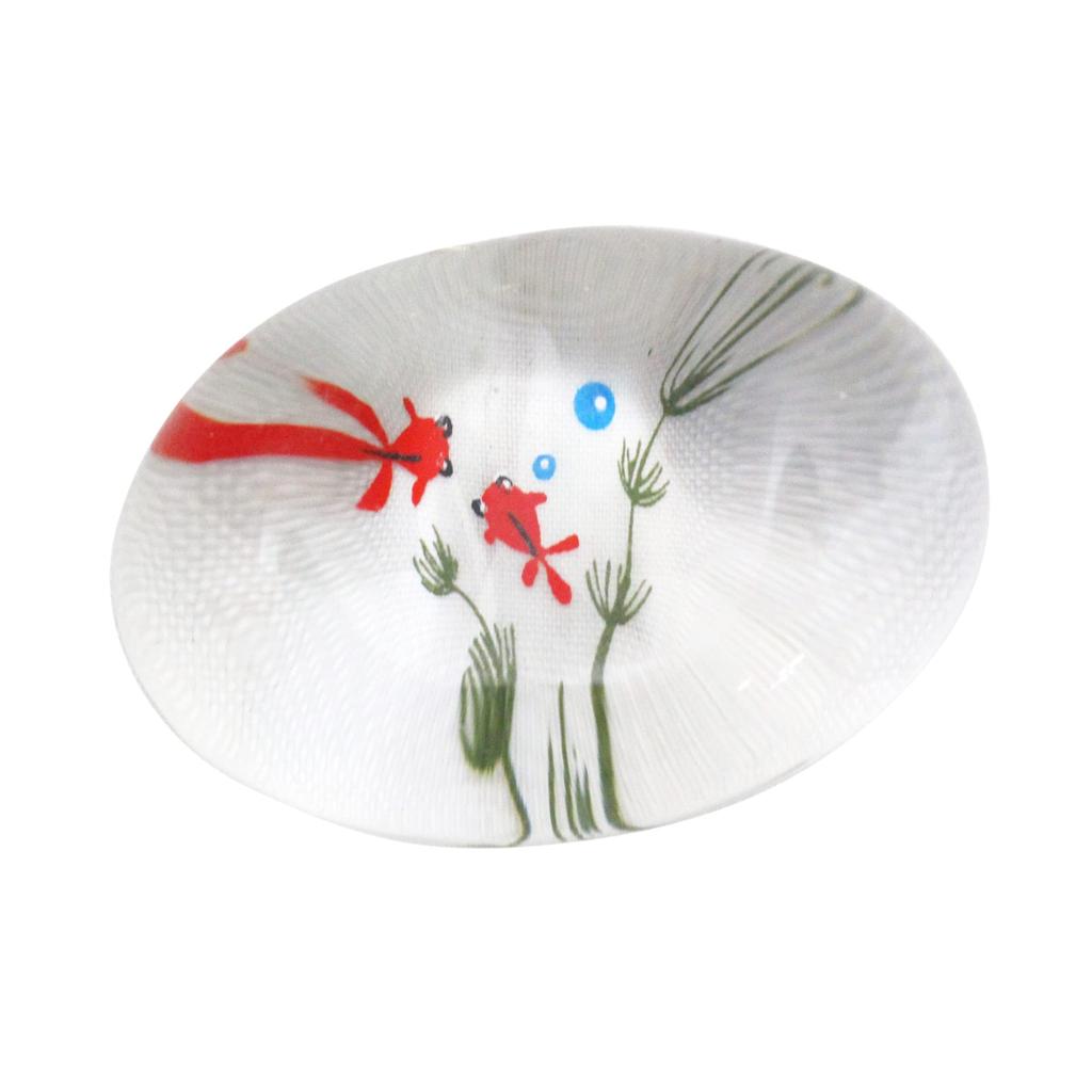 Дом ремесленника Стеклянная подставка для палочек (Золотая рыбка)