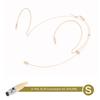 Beige and Black Earhook Headset Mic Headworn Microphone For Shure Wireless