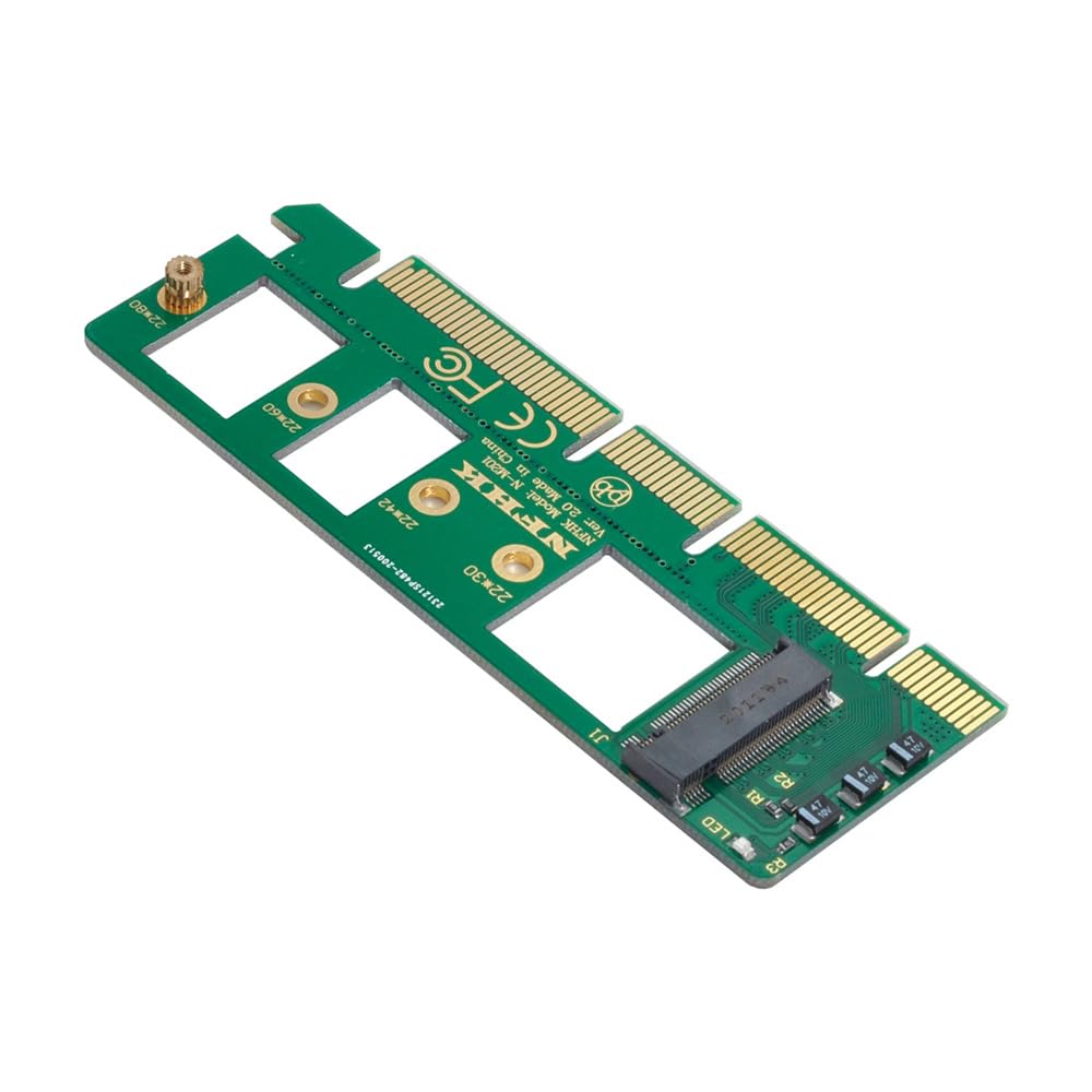 Xiwai Адаптер NVME AHCI SSD NGFF M-Key на PCI-E 3.0 16x x4 для SSD XP941 SM951 PM951 A110 m6e 960 EVO