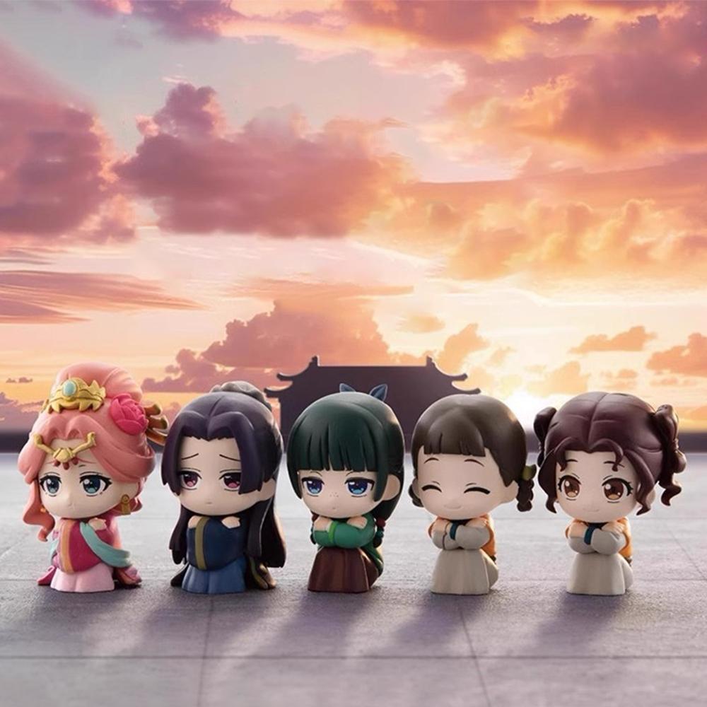 Anime Figure Maomao action figures mini cute PVC model Shisui figurine Gyokuyou Xiaolan toy ornament Collection Statue Gifts 9cm