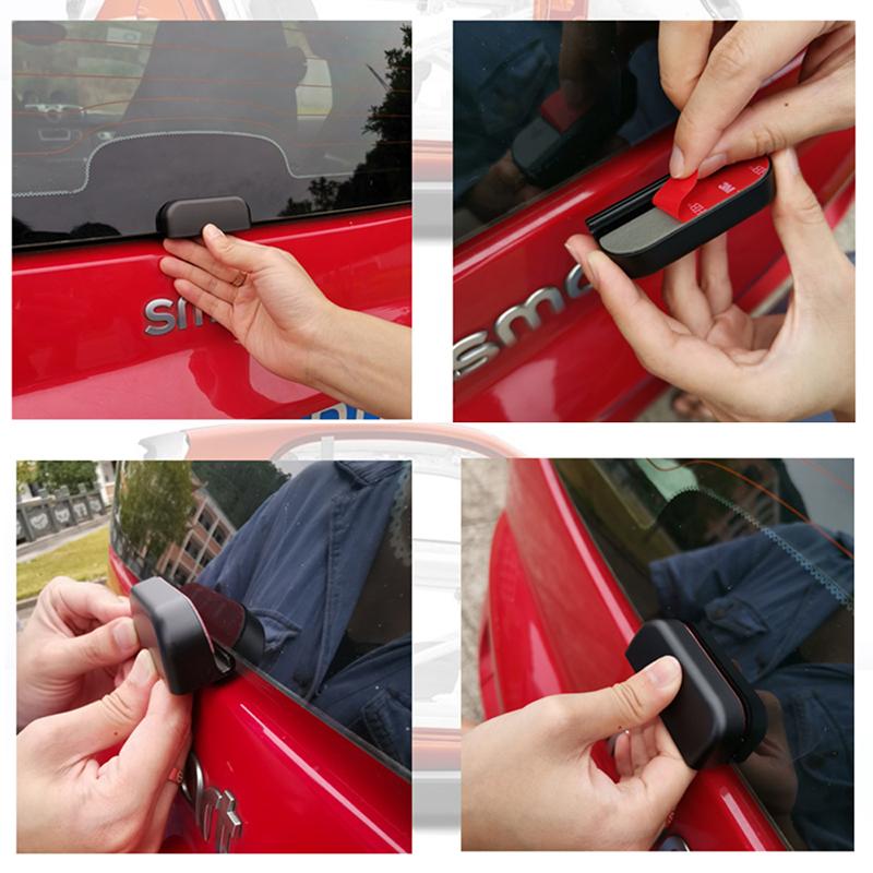Для Old Smart fortwo 451 автомобильный задний бампер багажник задняя дверь ручка наклейка вспомогательная ручка внешнее украшение авто автомобильные аксессуары