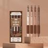Office Supplies Coffee Color Soft Bread Gel Pen Set Ballpoint Pen Neutral Gel Pen Writing Pen
