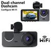 2/3Lens Dash Cam for Cars Camera 1080P WIFI APP Video Recorder Rear View Camera for Vehicle Car DVR Black Box Car Accessories