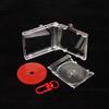Blank Album Cd Case Keychain Pendant Mini Cd Player Keyring Peripheral Commemorative Album Key Holder Diy Bag Hanging Decoration