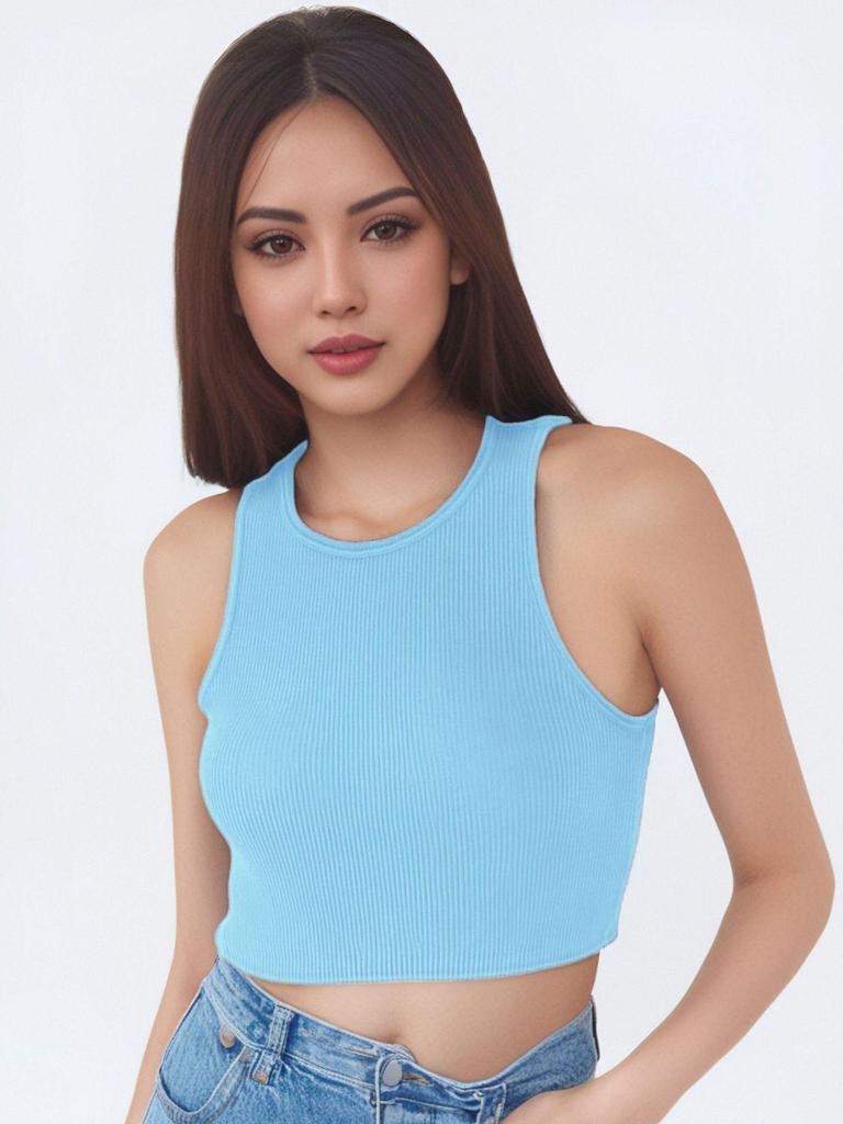 Женский быстросохнущий жилет для йоги без рукавов - закрытый фитнес-топ 