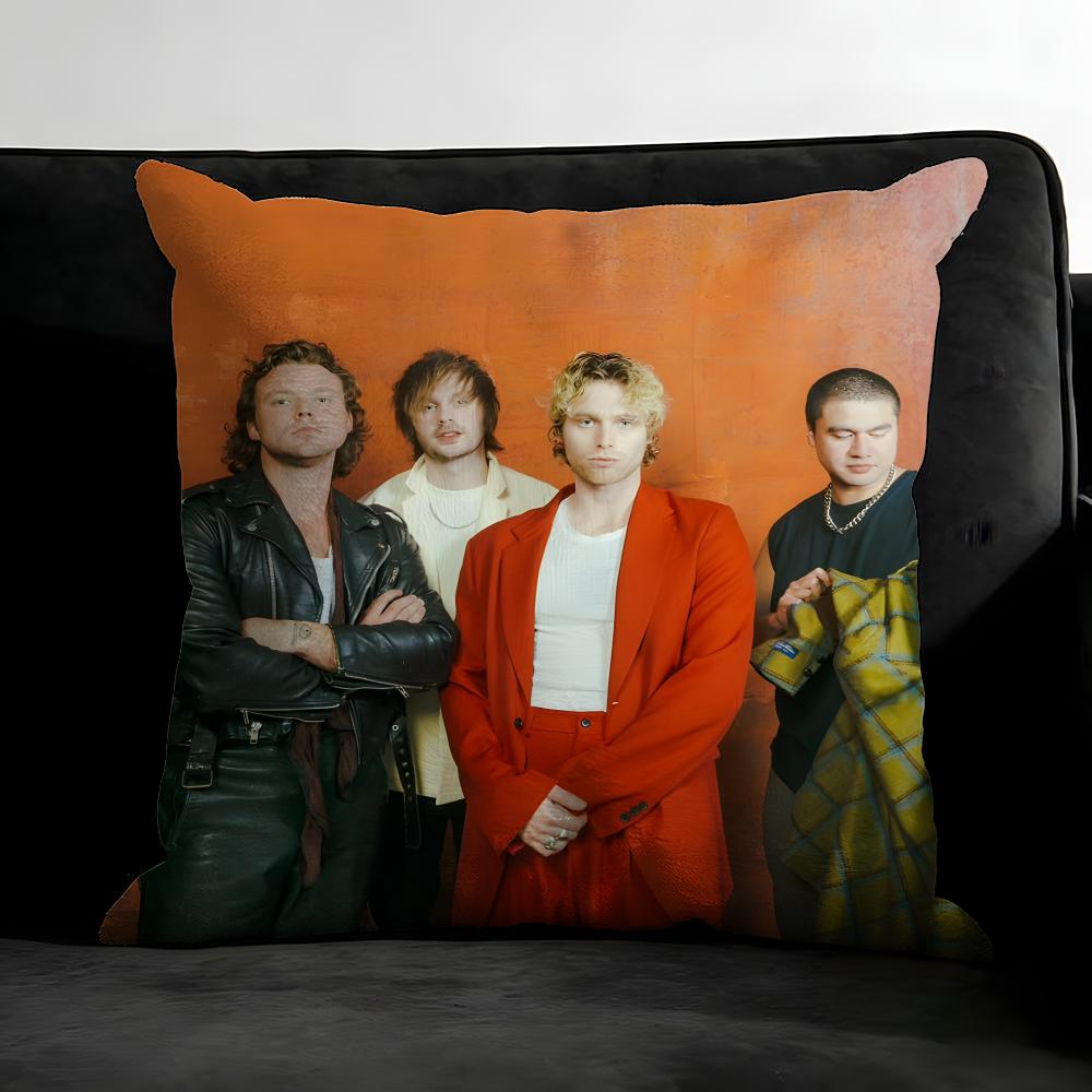 5-5Sos Band Подушка-подушка для cushion Cover Наволочка Ультрамягкая, приятная для кожи ткань Комфорт как в облаках и скрытая молния