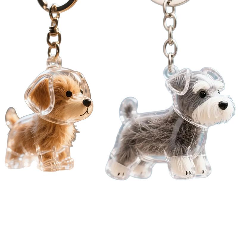 Clear Puppy Hair Memorial Keepsake Capsule Pet'S Dog Fur Container Diy Pendant Keychain Decor Pet Lovers Home Display Gifts