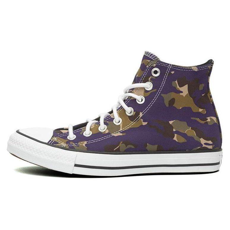 Converse Кеды Chuck Taylor All Star с принтом камуфляж, высокие, фиолетовые 165914C