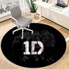 1pc One Direction Office Round Area Rug,  Under Office Chairs Bedroom Living Room Home Decor a0926123