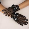 Thin Children's Wedding Gloves Short Lady Girl Glove  Holiday Princess Birthday Party Gloves