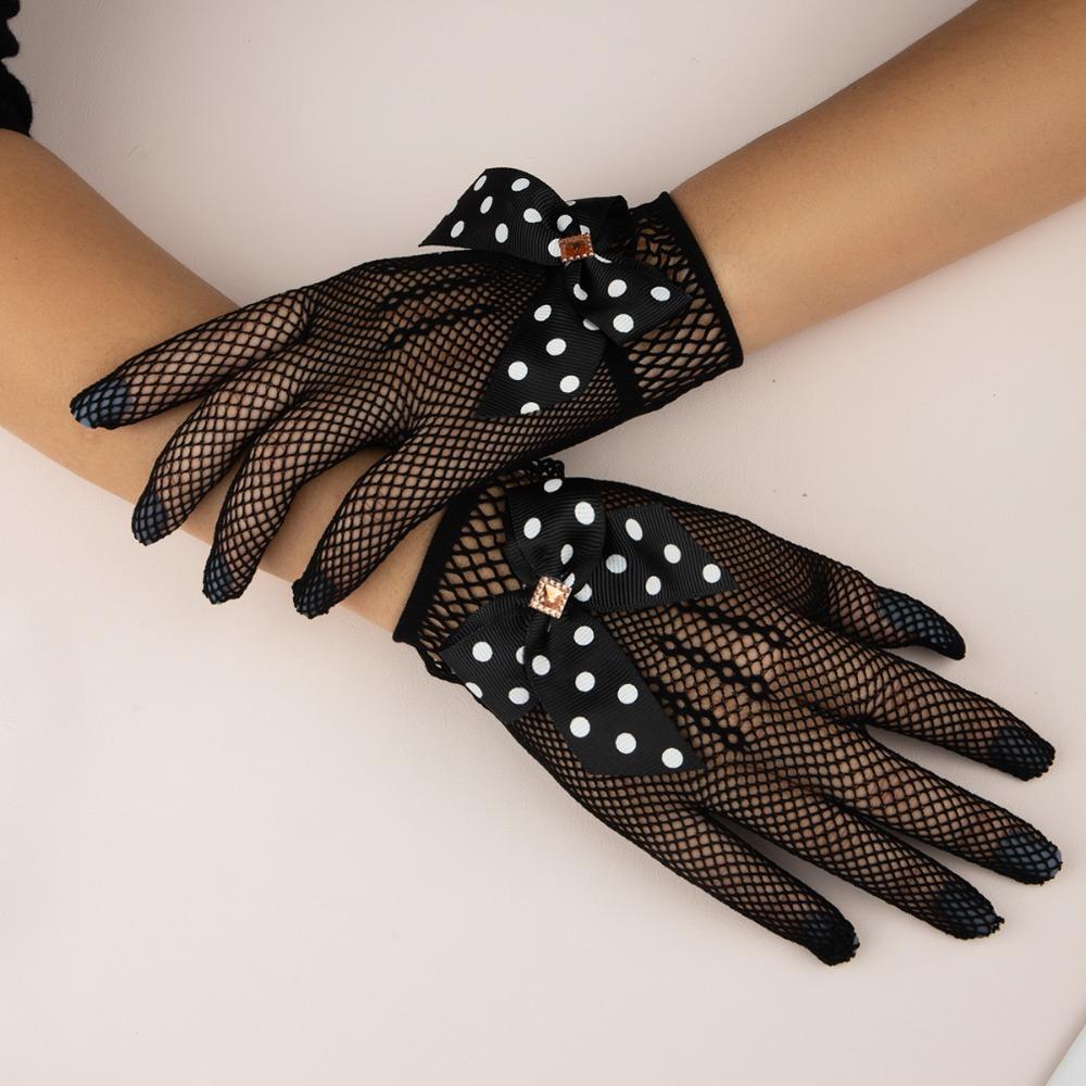 Thin Children's Wedding Gloves Short Lady Girl Glove Holiday Princess Birthday Party Gloves