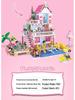 Tide Baby Совместимый с Lego Конструктор Пляжная вилла для девочек Пазл Игрушка