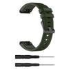 22mm Silicone Watch Band for Garmin Fenix 5/Forerunner 935 945/Quatix 5/Quatix 5 Sapphire/Approach S60 Twill Texture Wrist Strap