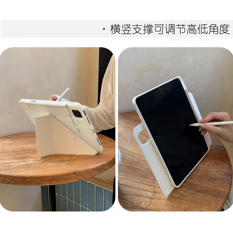 Cute Dachshund Design IPad Case With Magnetic Detachable Stand Air Mini Pro 10th Gen Acrylic Cover Sleep Function