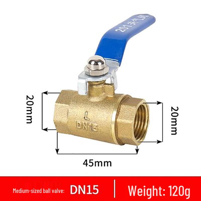 Guanshi DN15 High Temperature Brass Ball Valve