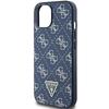 Etui do iPhone 15 Plus Guess Hardcase Triangle Logo Niebieskie