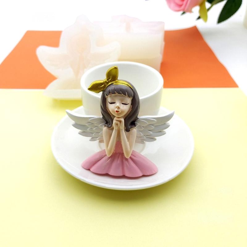 Форма для торта «Крыло ангела принцессы» Форма для торта из помадки Пищевая силиконовая форма Инструменты для выпечки Сахарная форма Форма для шоколадной помадки