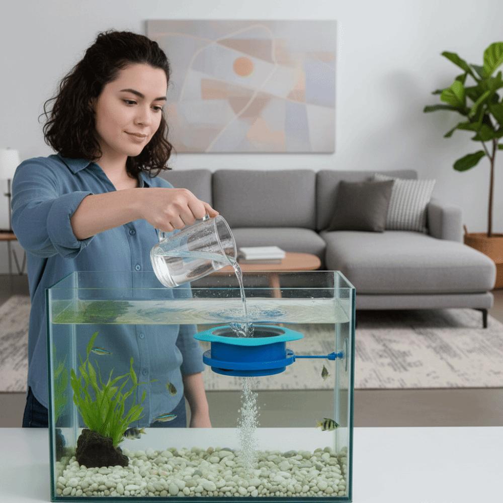 Spill-Free Fish Tank Water Flows Controller Floating Water Filling Accessory Aquarium