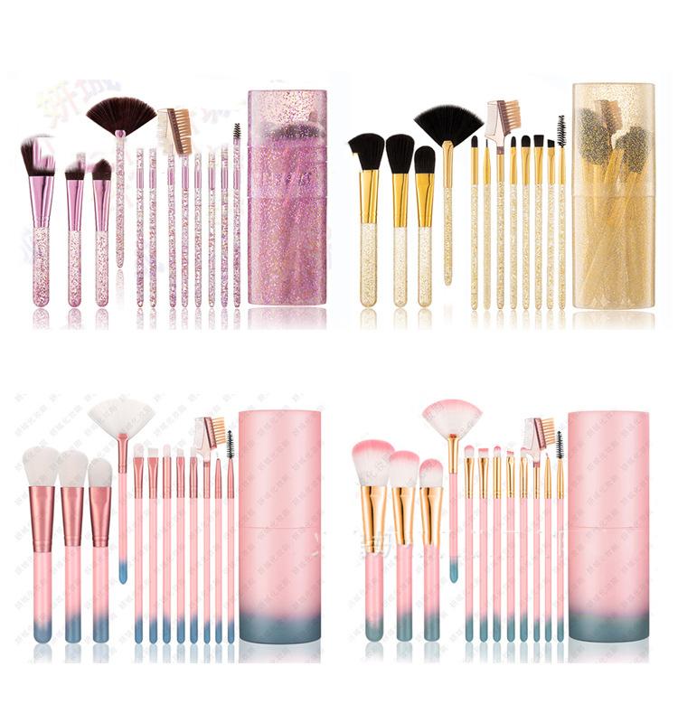 Хрустальная косметическая кисть Кисть для теней для век Кисти для макияжа Кисти для макияжа Инструмент для макияжа Кисть для тональной основы