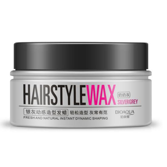 100 г Для женщин Мужчин Серебристо-серый Динамичная моделирующая воск-грязь для укладки волос Водный гель