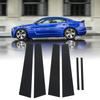 CHICIRIS Side Door Window Cover Trim, Post Pillar Trim (6 Pieces) for Dodge Charger 2011-20
