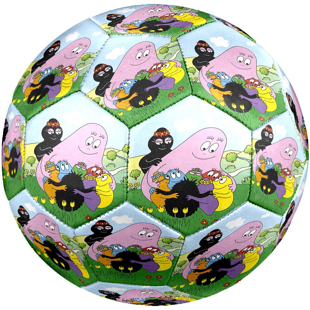 Barbapapa Theme Size 5 Soccer Ball, Suitable for Both Indoor and Outdoor Matches, a Gift Suitable for Everyone.