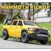 1/32 DODGE Mammoth 1000 TRX Alloy Pickup Car Model Diecast Metal Off-road Vehicle Model Sound and Light Simulation Kids Toy Gift