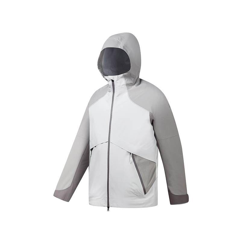 Men's FILA Jackets Men's Light Gray-LY Hooded (Non-detachable) Moderate
