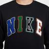 Nike Sweatshirts Men's Black Crew Neck Moderate FZ0880-010