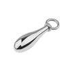 Water Drop Anchor Metal Anal Plug - Adult Wearable SM Toy for Dilation
