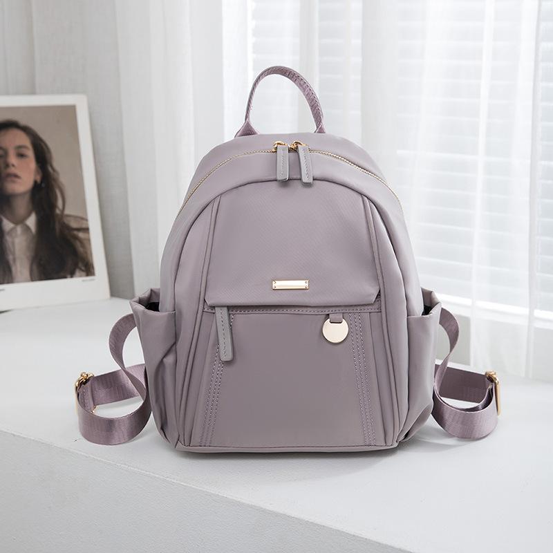 Backpack Leather Female Simple Female College Students Backpack Fashion Big Capacity Travel Backpack Female