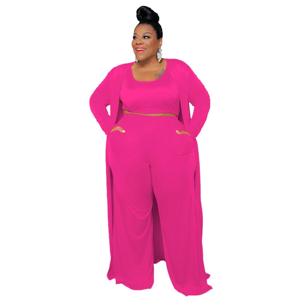 Women's Casual Fashion Sports Home Robe Coat Three-piece Set - 2022 Autumn/Winter Collection